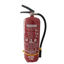 Extincteur 6KG Poudre classe ABC NF