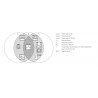 Diffuseur lumineux manuel radio TT5DML-RF3 – Alarme menace