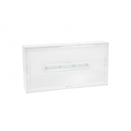 Bloc autonome d’éclairage de sécurité (BAES) d’ambiance URA Uraone IP42 IK07 Adressable 400 lm