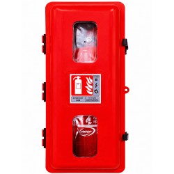 Coffret extincteur Co2 double fenêtre - 6Kg/6L/9Kg/9L