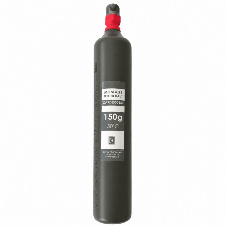 Cartouche CO² 150 g 50°C – tête filetée 15x125 – Conforme NF