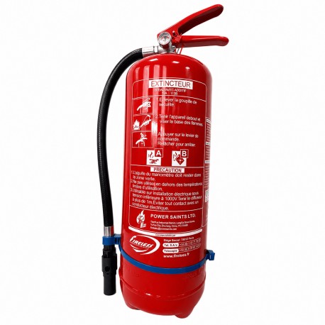 Extincteur 6 L eau avec additif CE NF