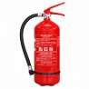 Extincteur poudre 6 kg ABC CE EN3  - PS6-HH