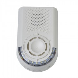 BLOC D'ALARME AUTONOME SONORE SATELLITE + FLASH BAASL SA