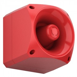 Diffuseur sonore forte puissance industrielle rouge 96dB étanche IP66